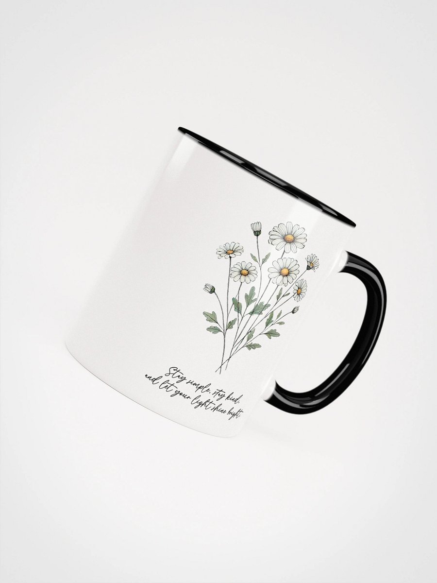 Motivational Daisy Glossy Accent Mug product image (46)