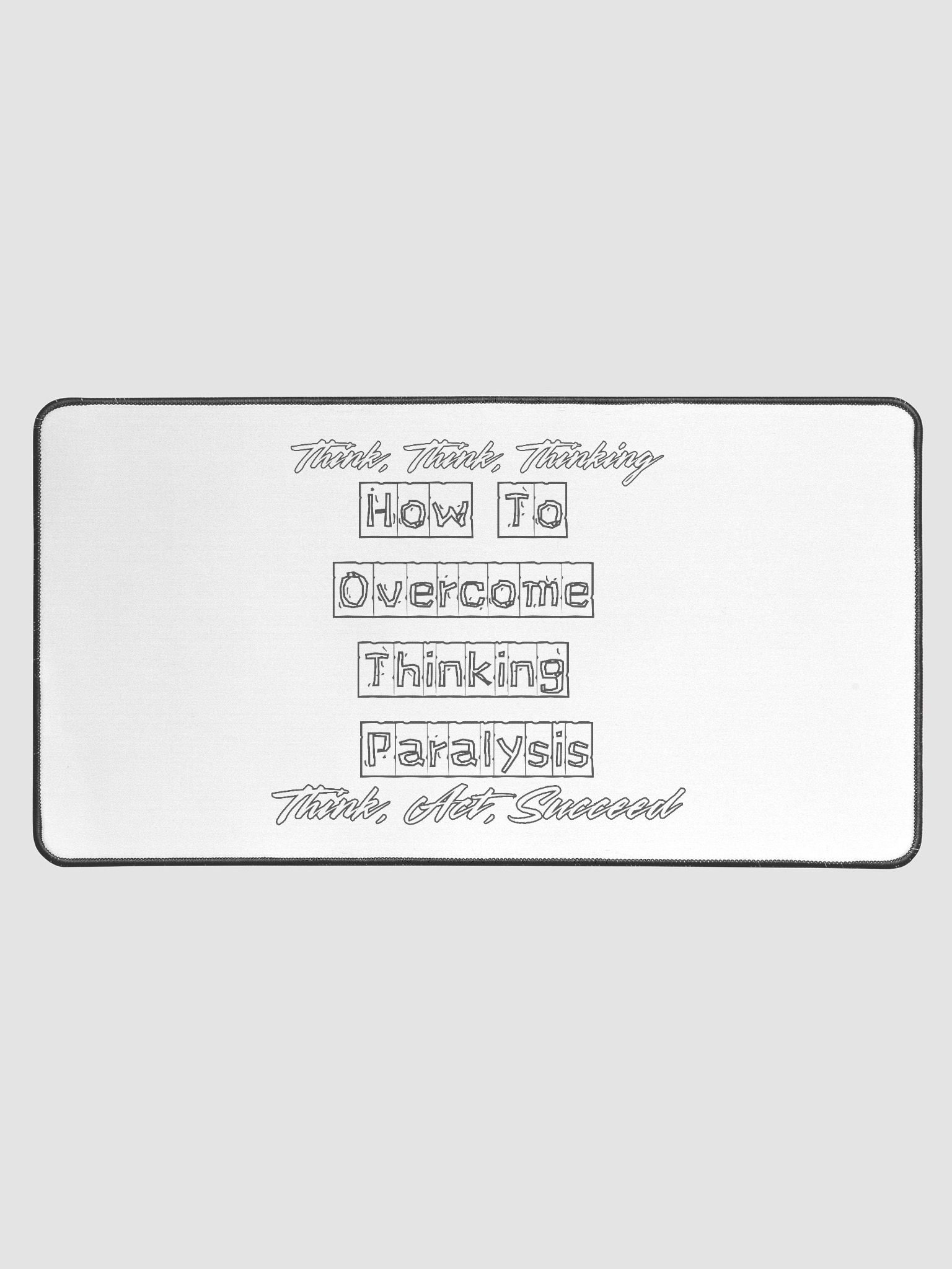 Motivational Script Desk Mat product image (1)