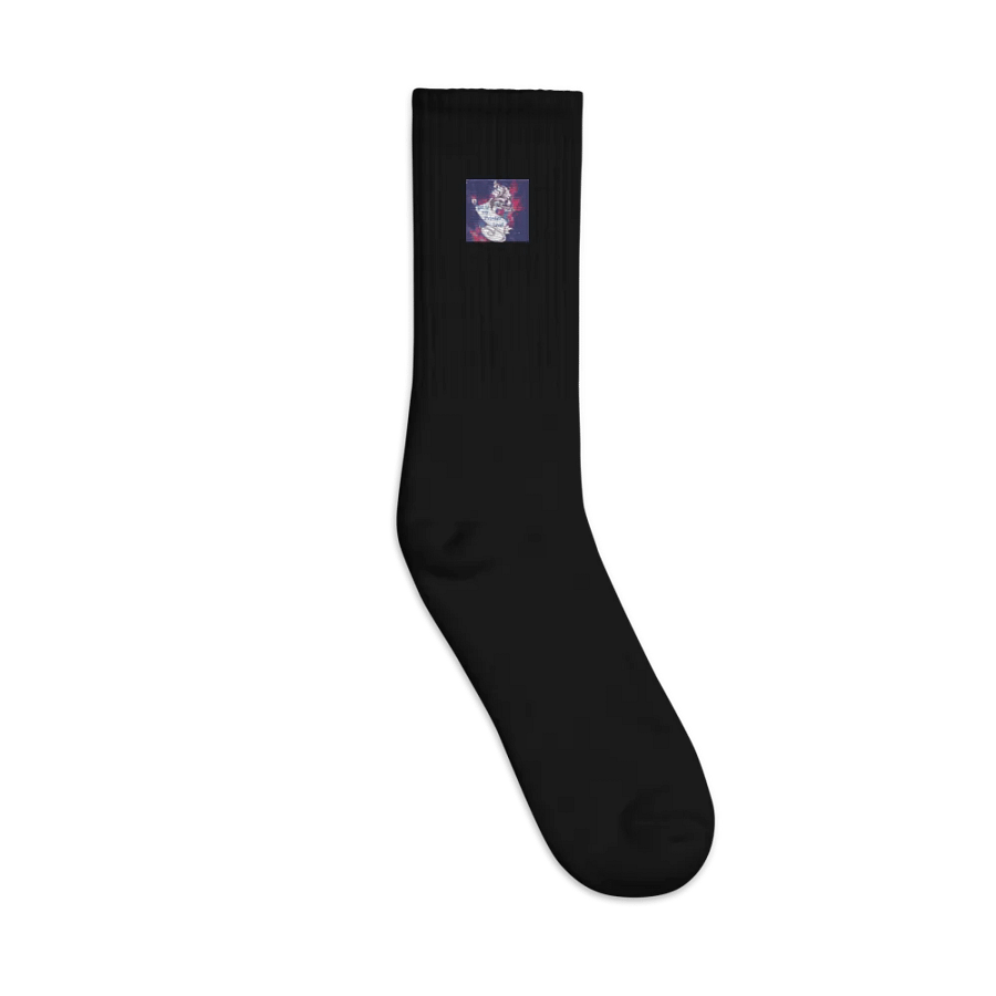 SOCCO bestickte Crew-Socken , get to my Printer level product image (2)