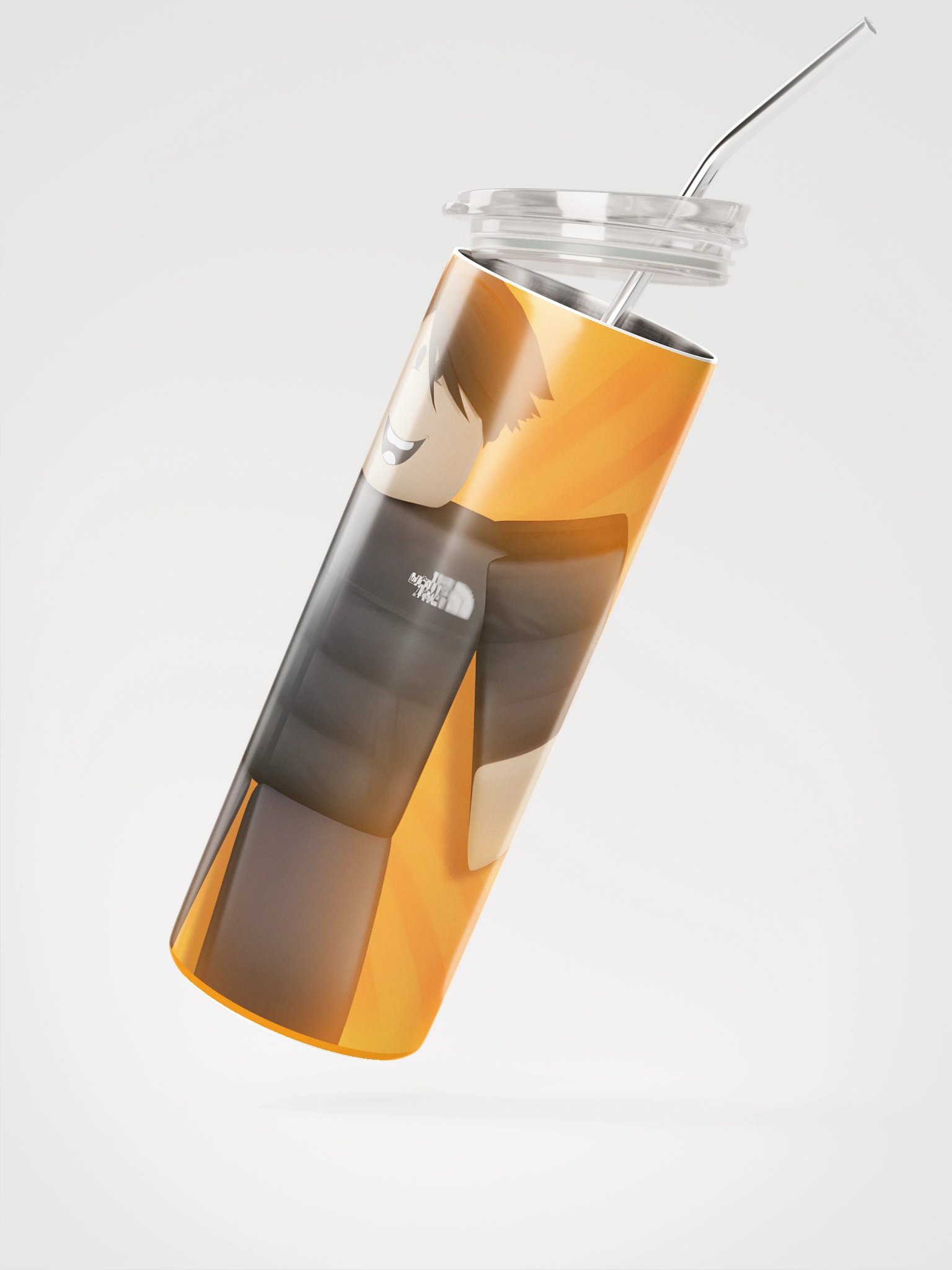 Smiling Block Character Stainless Steel Tumbler product image (4)