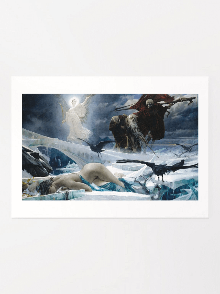 "Ahasuerus at the End of the World" by Adolf Hirémy-Hirschl Poster product image (1)