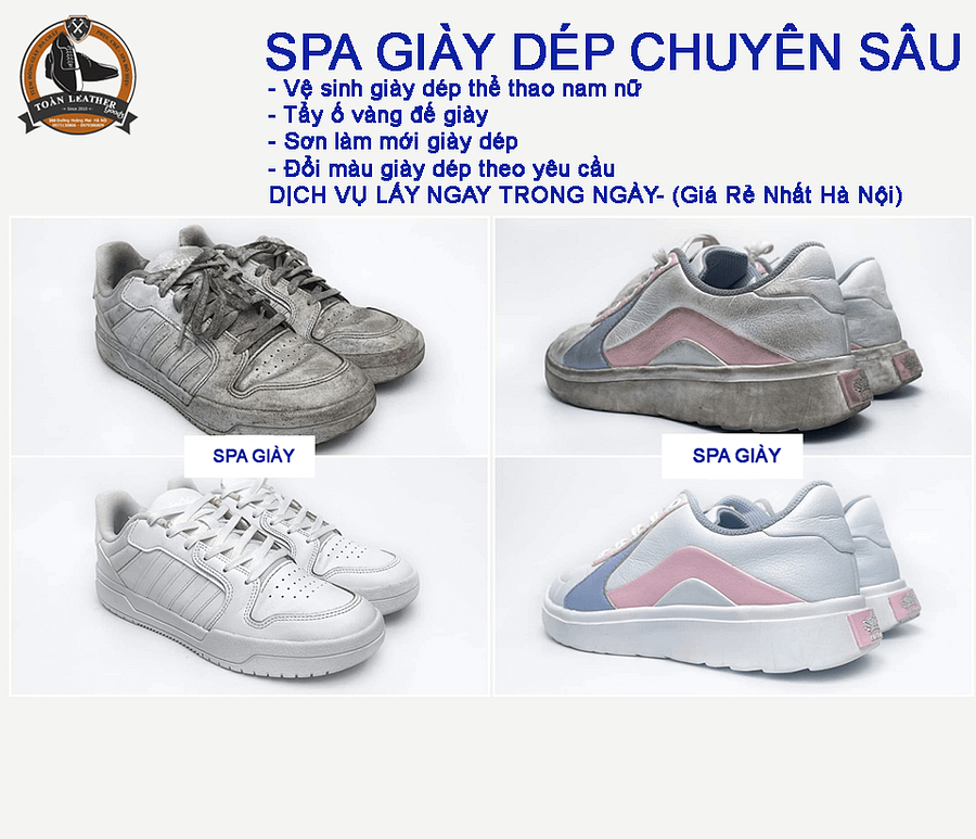 VỆ SINH GIÀY DÉP CHUYÊN SÂU (giá rẻ nhất Hà Nội) product image (2)