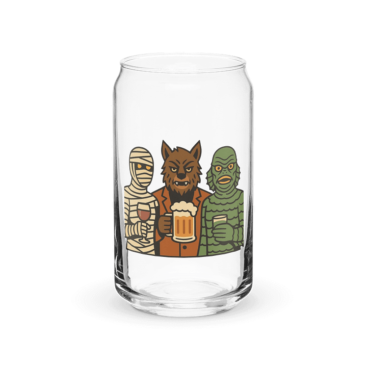 Monster Mash Can-Shaped Glass Set (Female Mummy) product image (2)