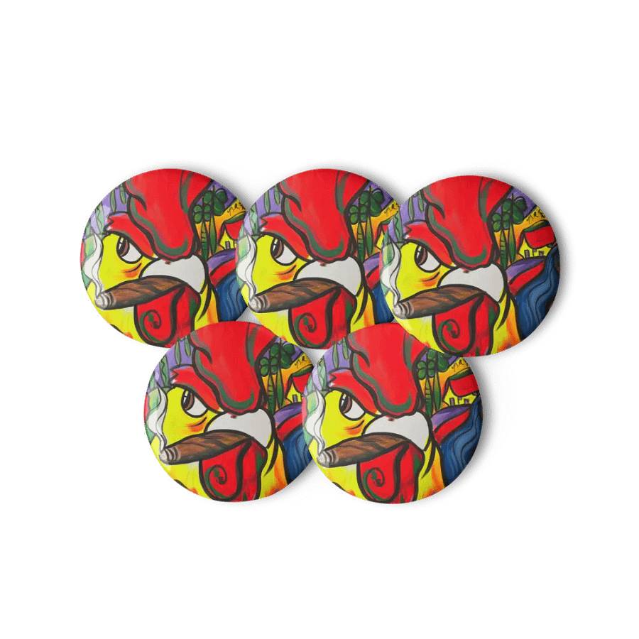 Rooster Ruckus Pin Button Set product image (3)
