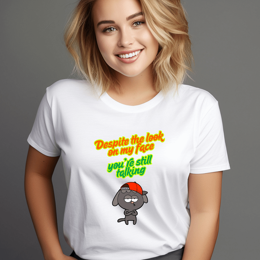 Despite The Look On My Face T-Shirt Sarcastic Funny T-Shirt Light Colours product image (3)