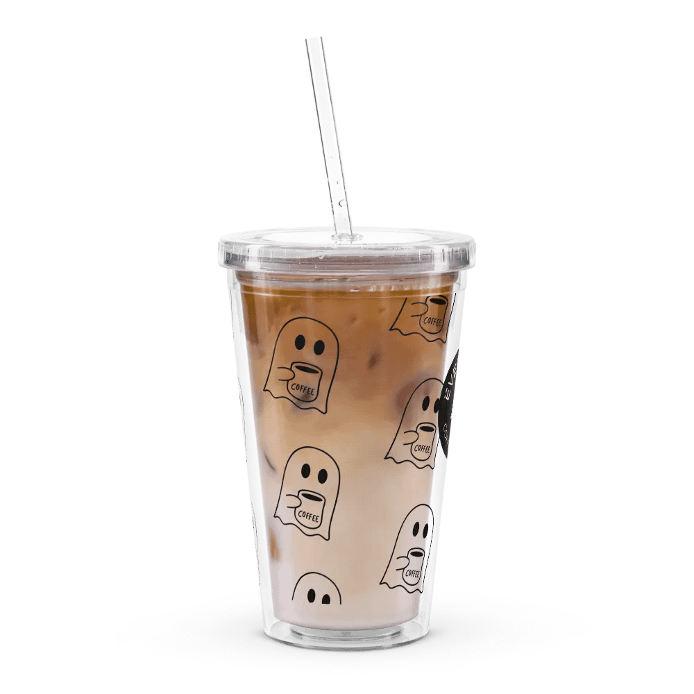 Spooky Spice | Clear Evergreen Tumbler (Black) product image (8)