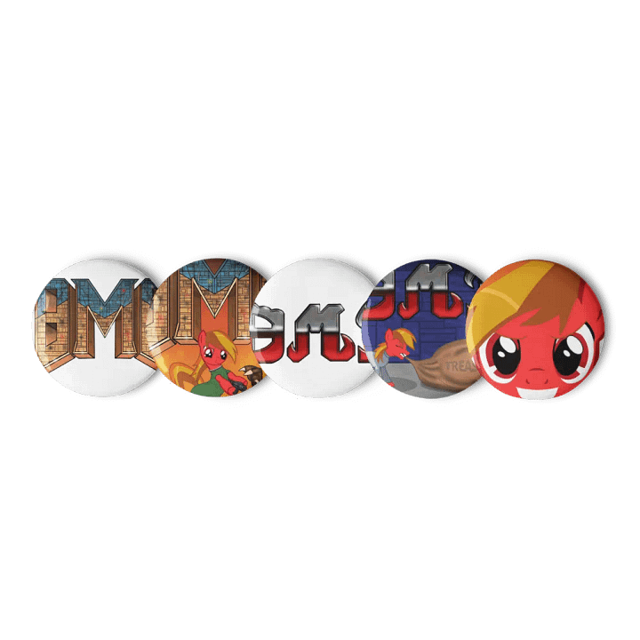 Pin Buttons w/ Logos product image (2)