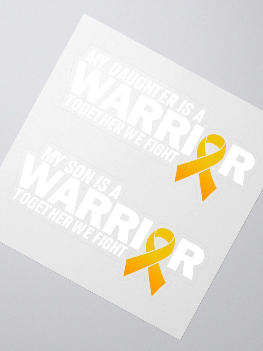 Childhood cancer Warrior Decals product image (8)