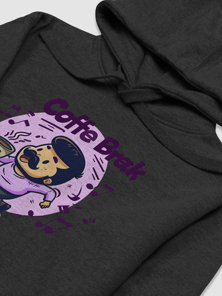 Coffee Break Hoodie Purple Variant (Large Logo) product image (3)