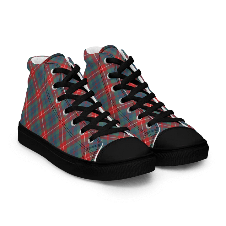 Fraser Ancient Tartan Men's High Top Shoes product image (1)