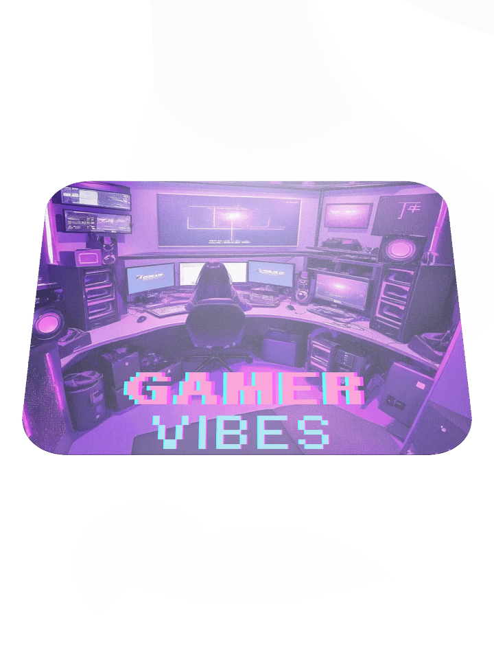 Neon Gamer Vibes Mouse Pad product image (1)