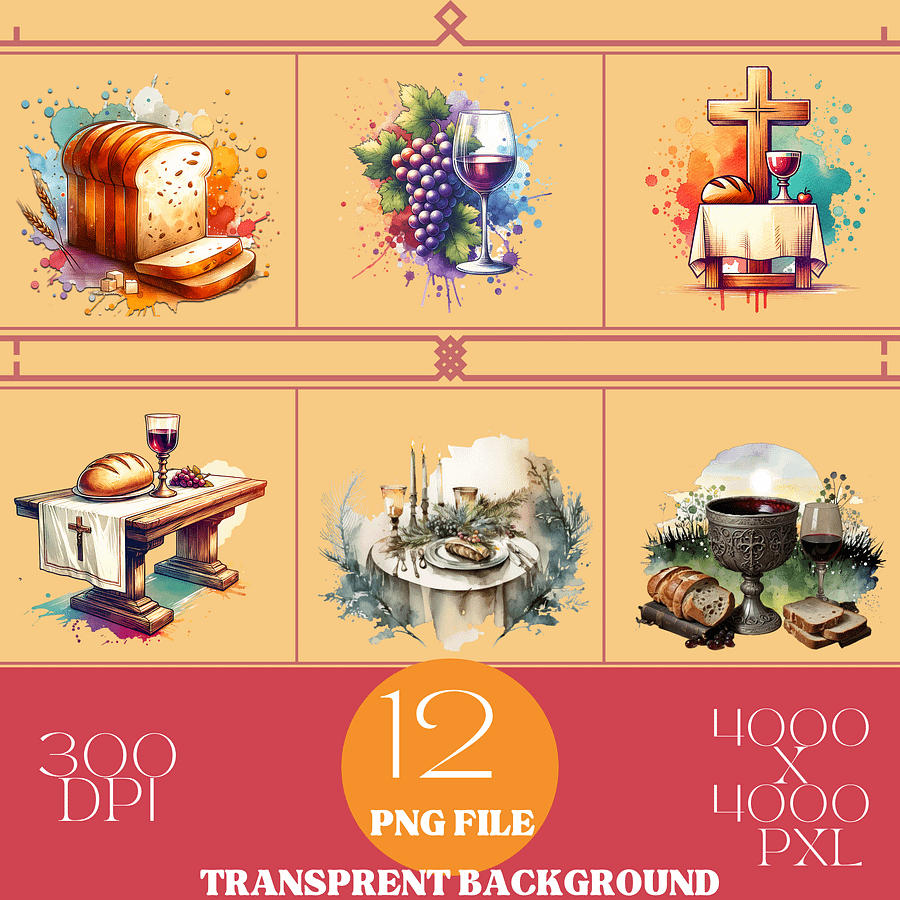 Lord's Supper Clipart Bundle product image (4)