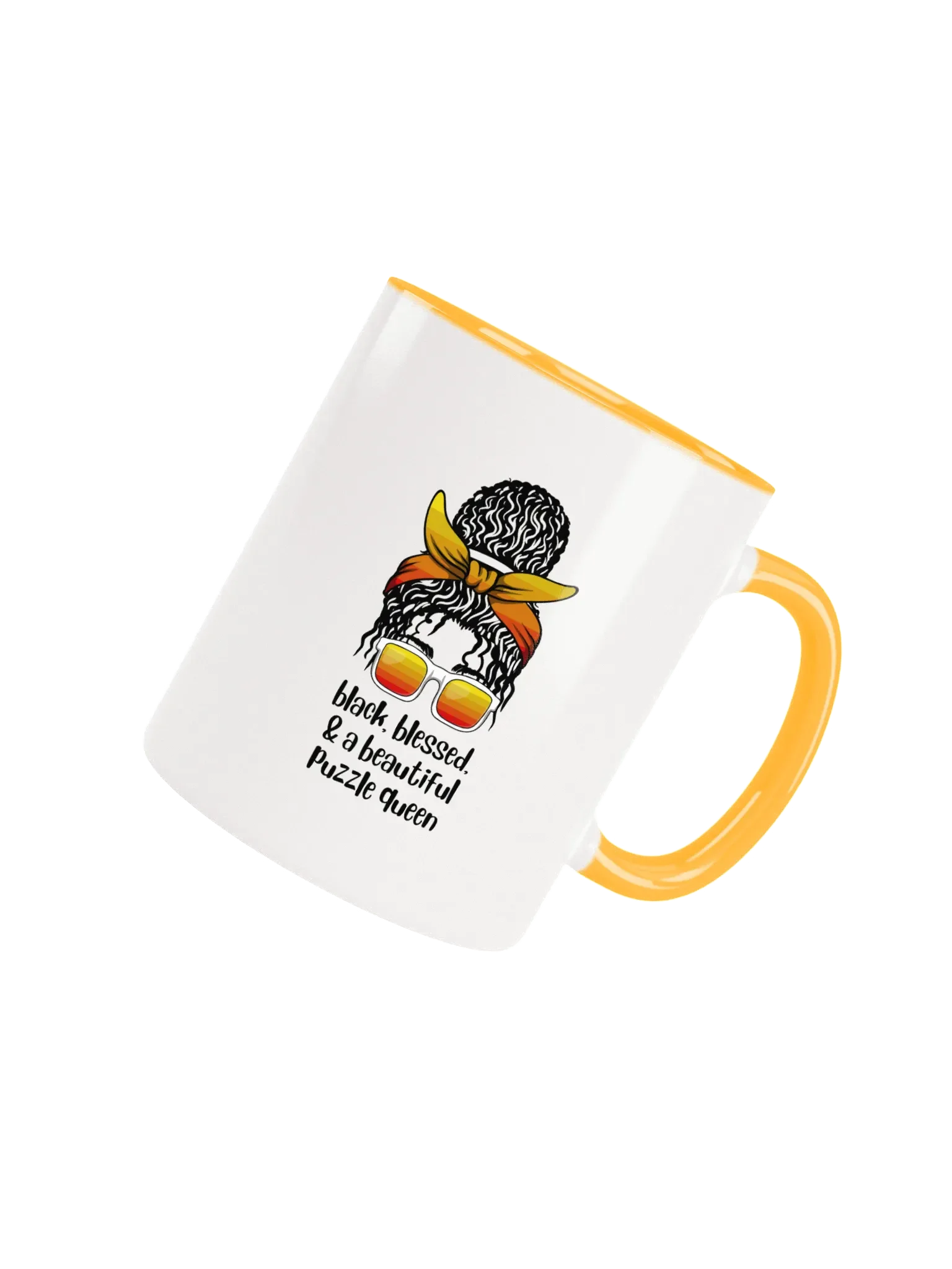 Black, Blessed, & a Beautiful Puzzle Queen Coffee Mug product image (4)