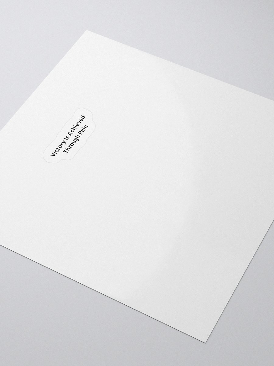 Victory Through Pain Sticker product image (3)