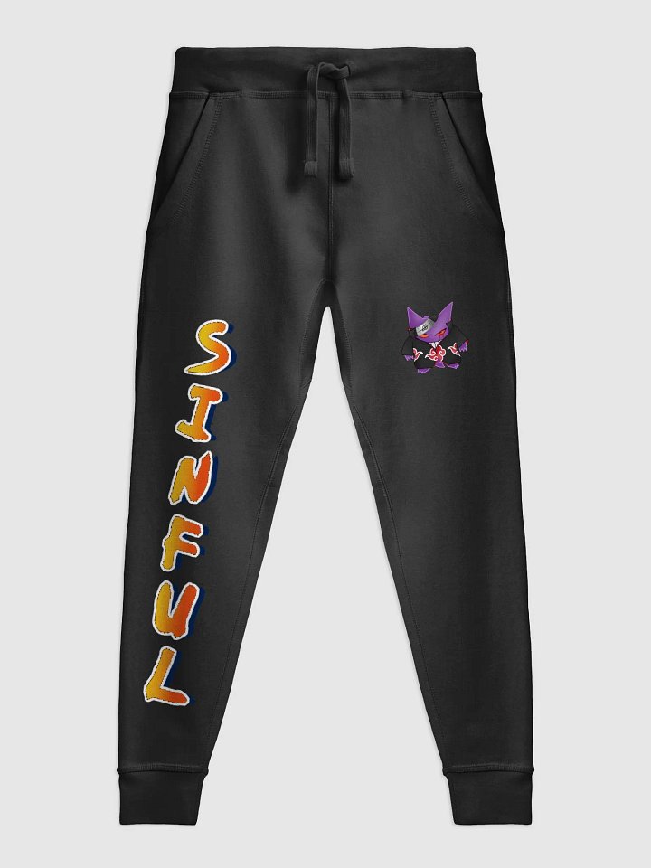 SinfulPsyTTV Gengar X Itachi Unisex Fleece Joggers product image (1)