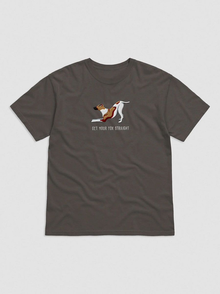 Get Your Fox Straight T-Shirt(Embroidered) of a Smooth Fox Terrier(Brown) product image (4)