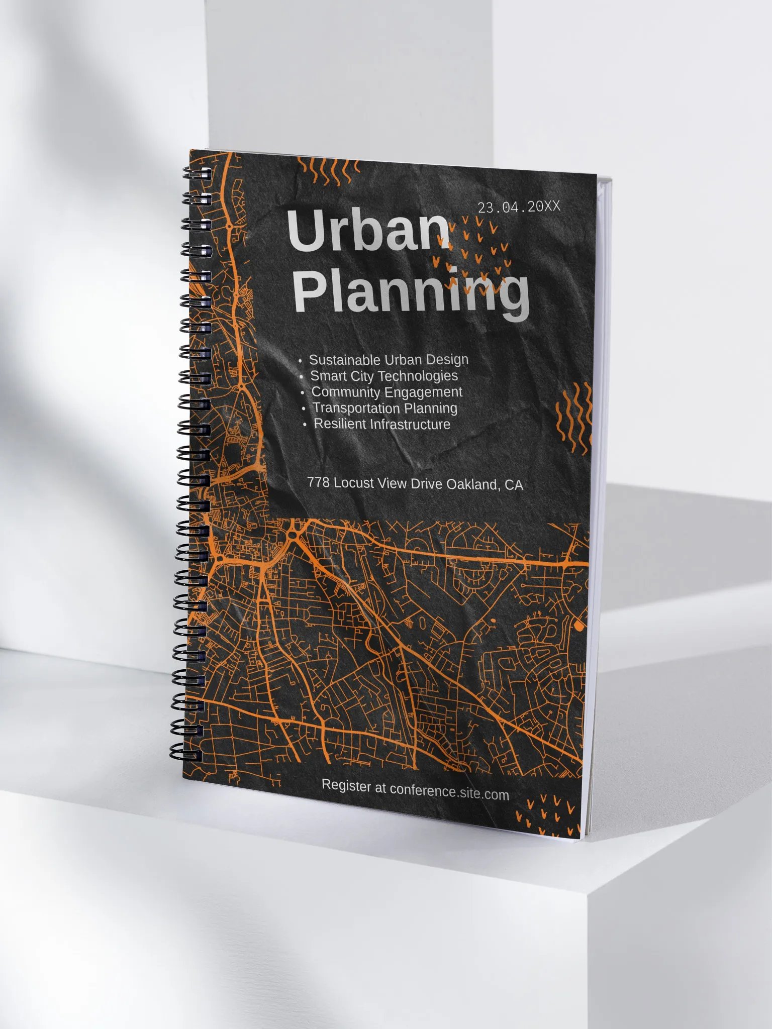 Spiral Notebook for Urban Planning – City Design Sketchbook for Creatives product image (4)