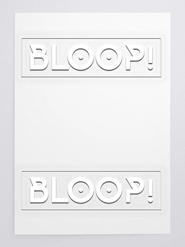 Bloop Stickers! product image (1)