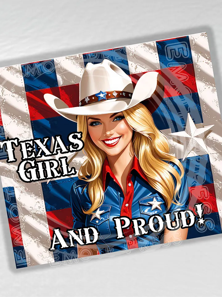 Texas Girl 20 oz Stainless Steel Tumbler - V2 product image (2)