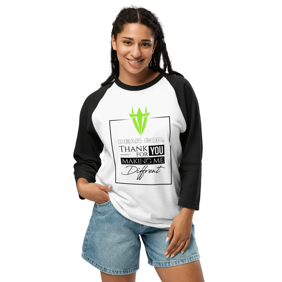 Jersey Raglan Tee: Dear God product image (8)