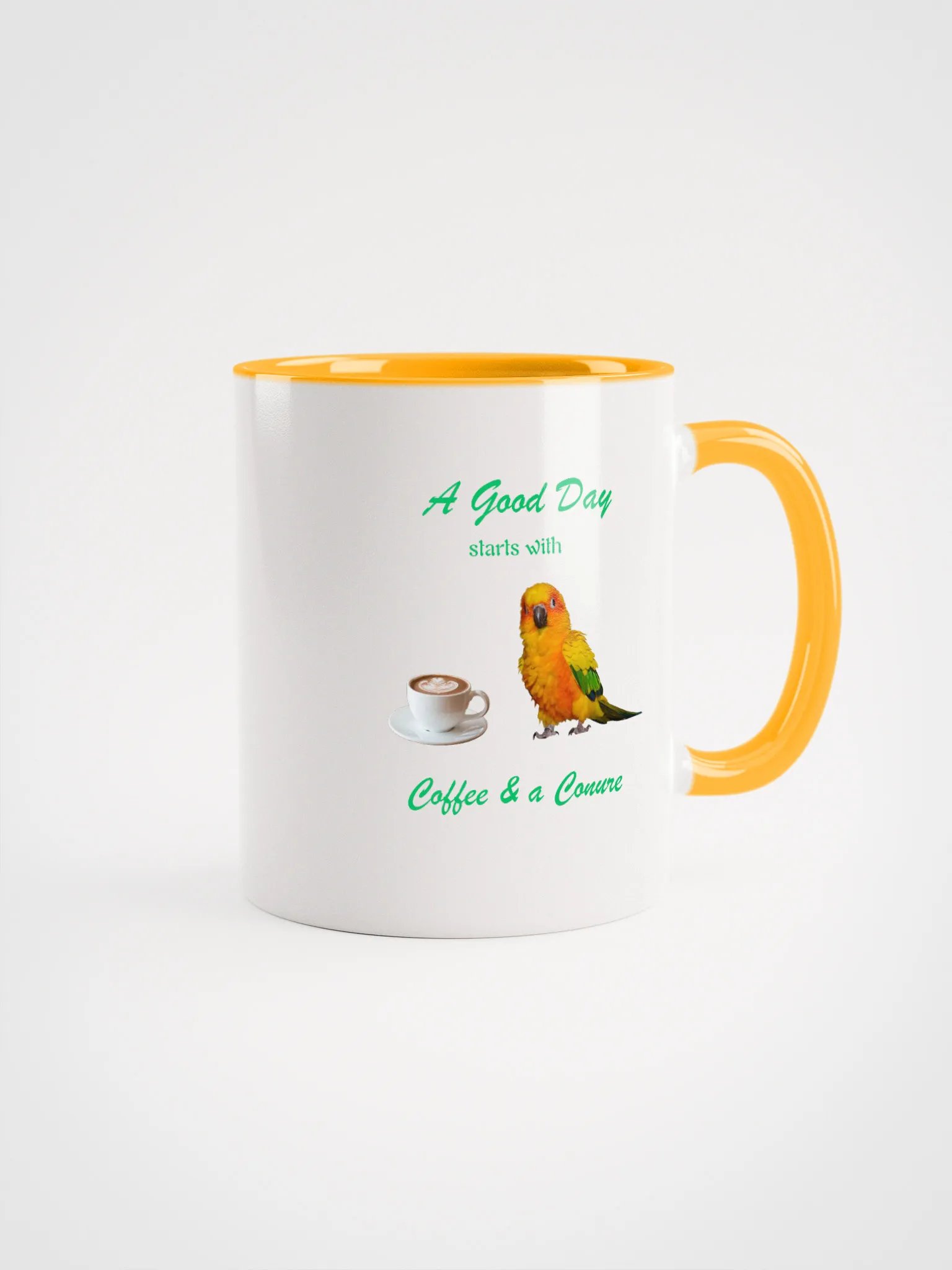 Good Day Parrot Ceramic Mug product image (1)