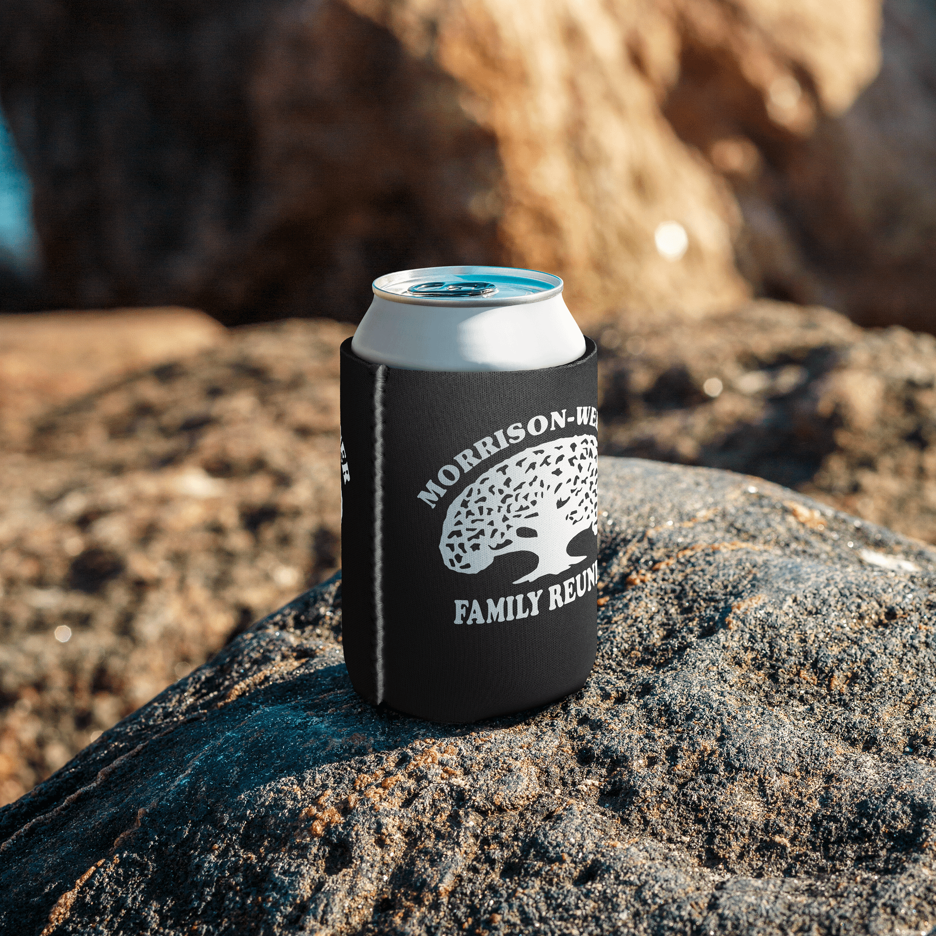 "Morrison-Werner Family Tree" Can Coozie (Black) product image (7)