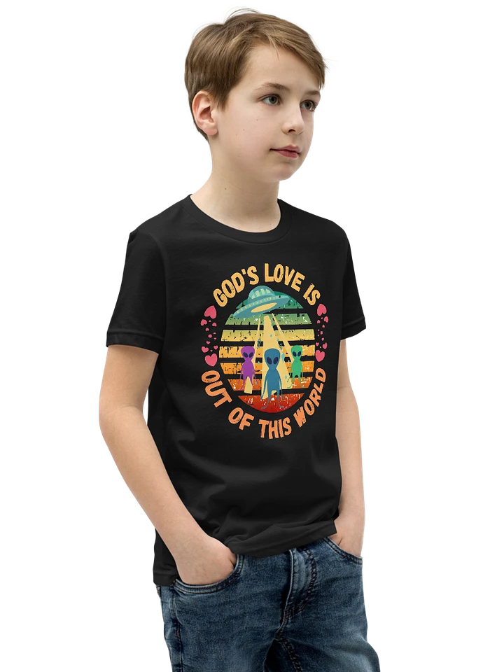 God's Love Is Out Of This World Kids T-Shirt product image (2)