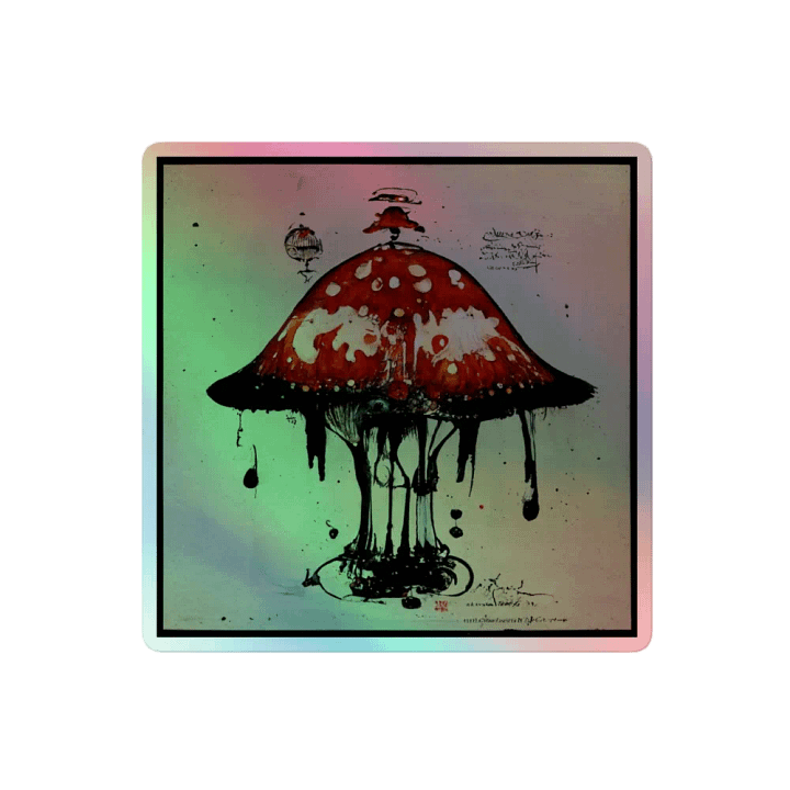 Enchanted Mushroom Holographic Sticker Sheet product image (2)