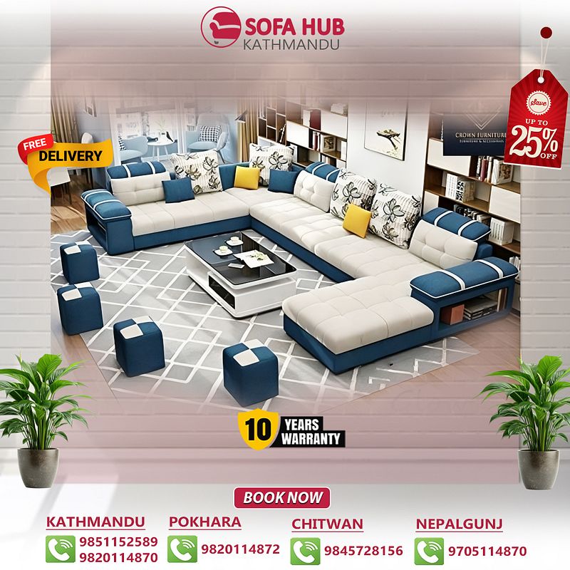 Modern Design Luxury U-Sofa