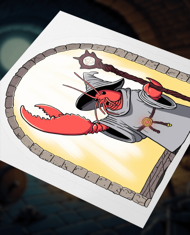 Dungeons & Lobsters Sticker 🧙🦞 product image (2)