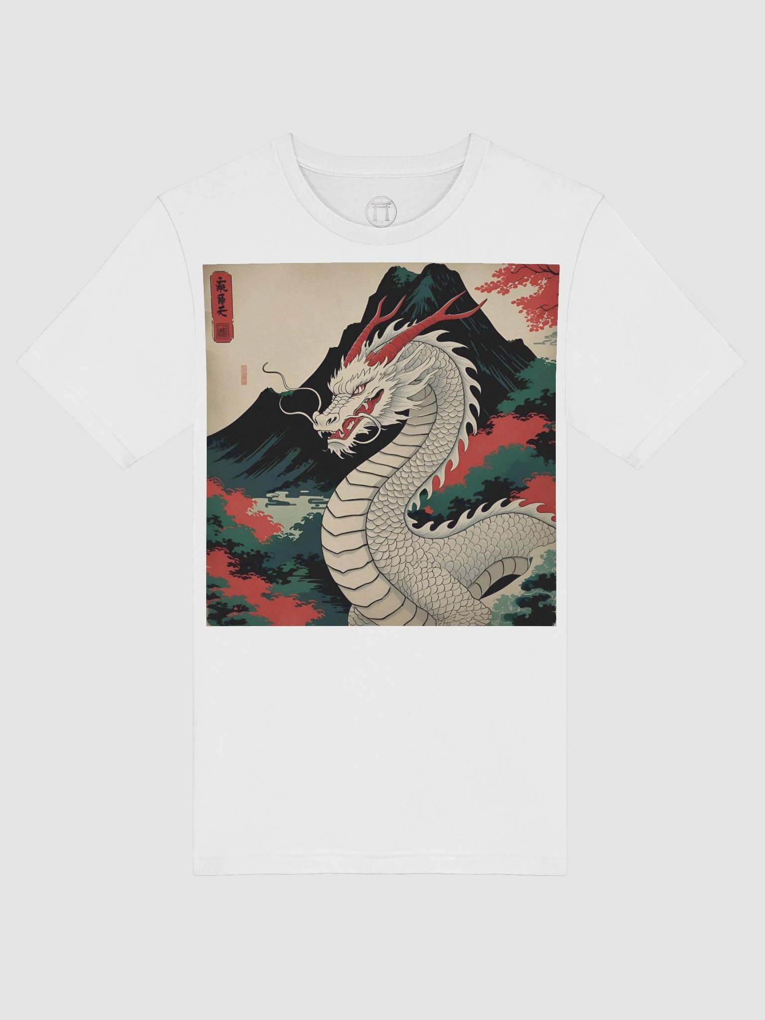 Ryoshin - Shiro no Ryū (White Dragon), Ancient Ryū Collection, T-Shirt, Front Design product image (7)