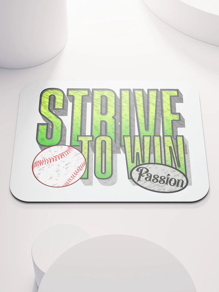 Strive To Win Baseball Passionate Strive Mouse Pad product image (2)