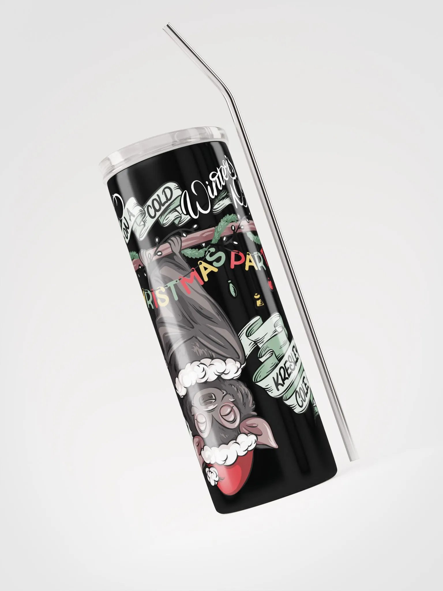 Bertil Christmas Stainless Steel Tumbler product image (3)