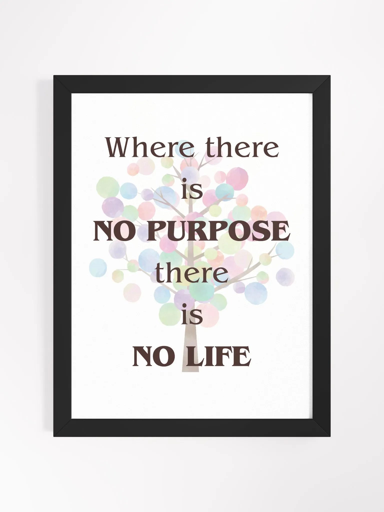 Purposeful Tree of Life Framed Poster product image (1)
