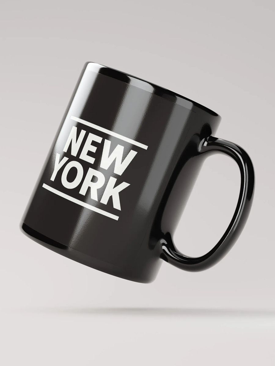 Bold New York Black Mug product image (3)