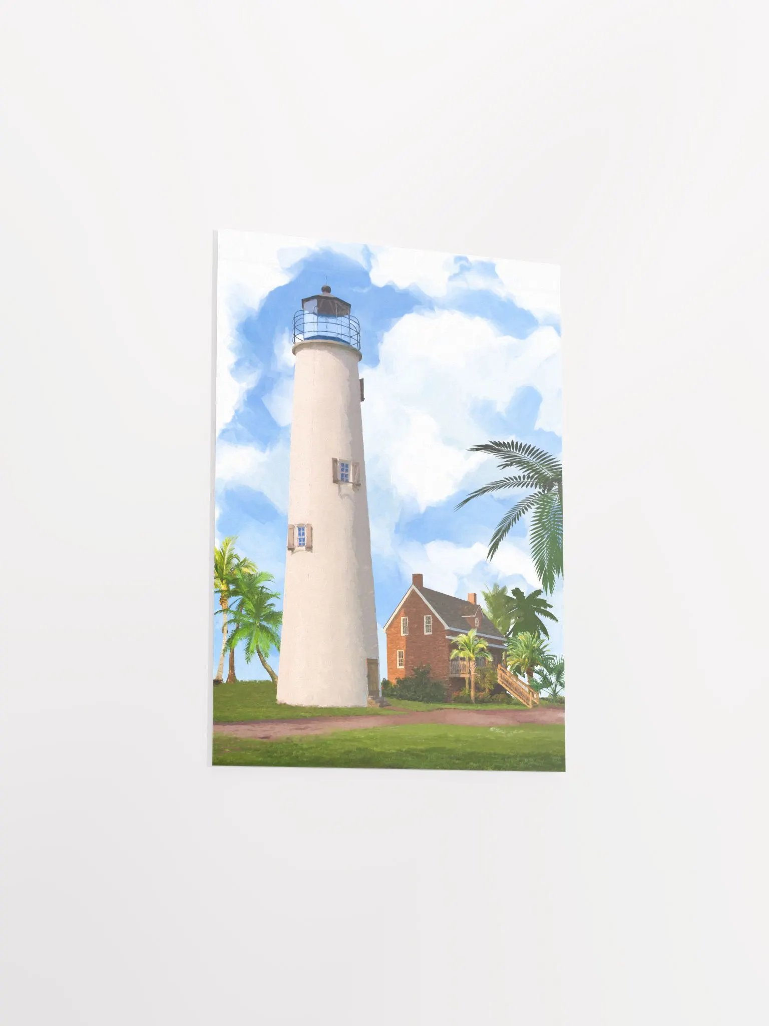 St. George Island Lighthouse – Florida Studio Art Print product image (3)