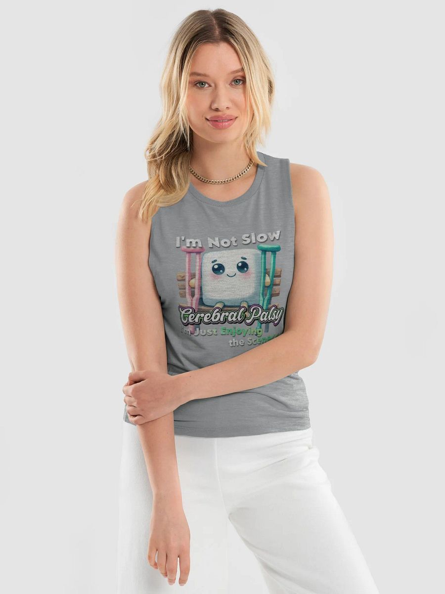 Cerebral Palsy: I'm Not Slow Bella+Canvas Women's Flowy Muscle Tank product image (14)