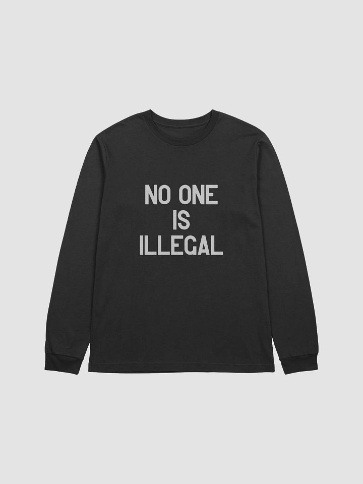 Pris-No One Is Illegal Bella+Canvas Supersoft Long Sleeve T-Shirt product image (5)