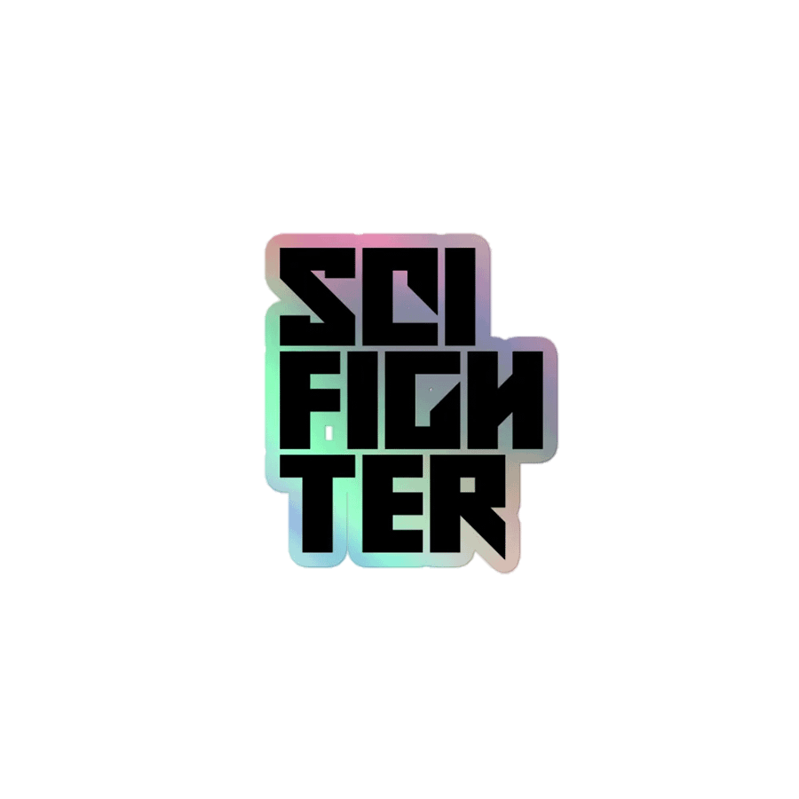 SCIFIGHTER STACKED STICKER product image (1)