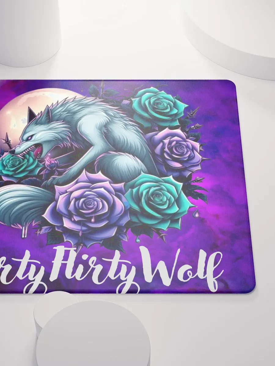 Mystical Wolf Protector Gaming Mouse Pad product image (9)