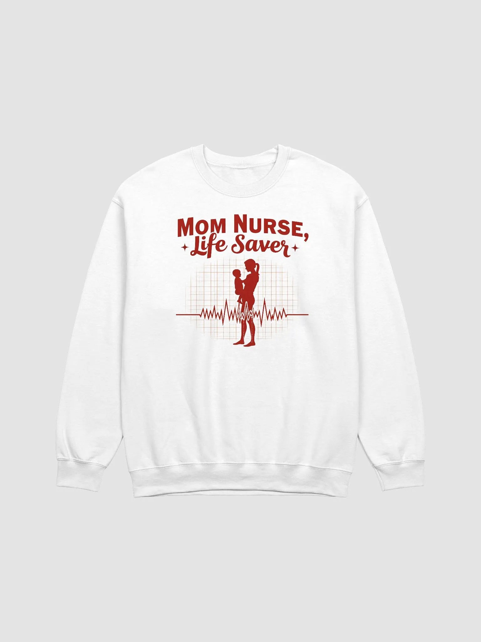 Mom Nurse Life Saver Crewneck Sweatshirt product image (2)