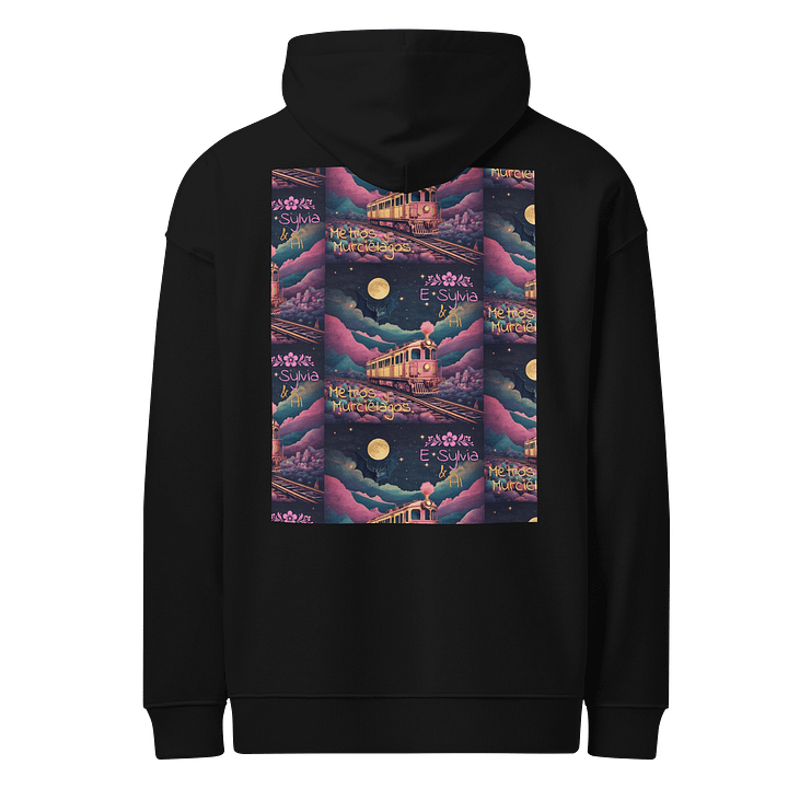 Metros y Murciélagos Unisex Organic Relaxed Hoodie product image (1)
