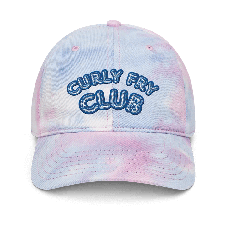 CURLY FRY CLUB tie-dye dad hat product image (2)