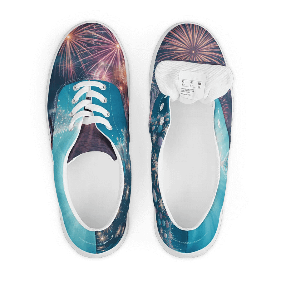 Aqua Glow Men's Canvas Shoes product image (6)