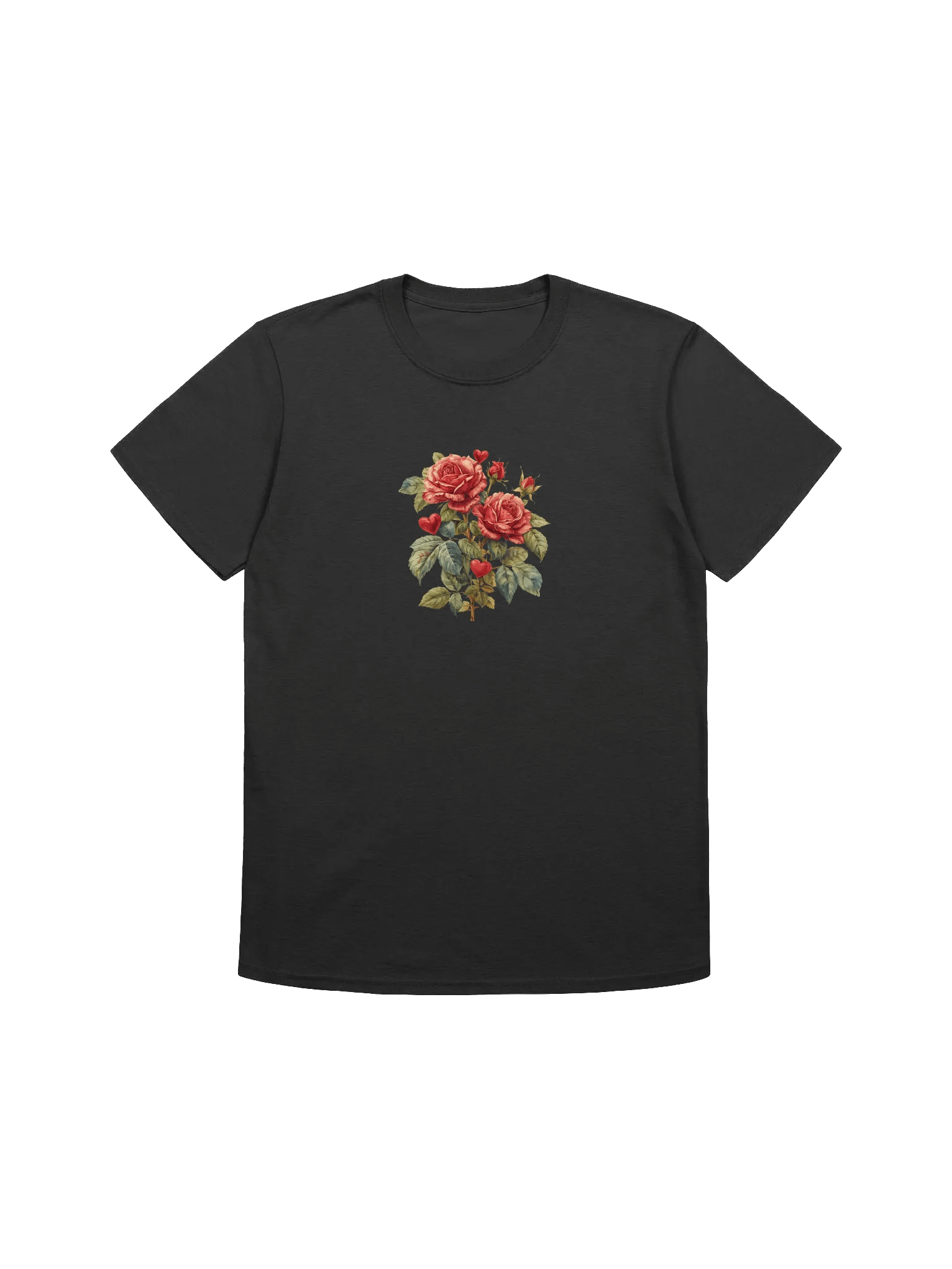 Red Roses For Valentine’s Day Unisex T-Shirt product image (1)