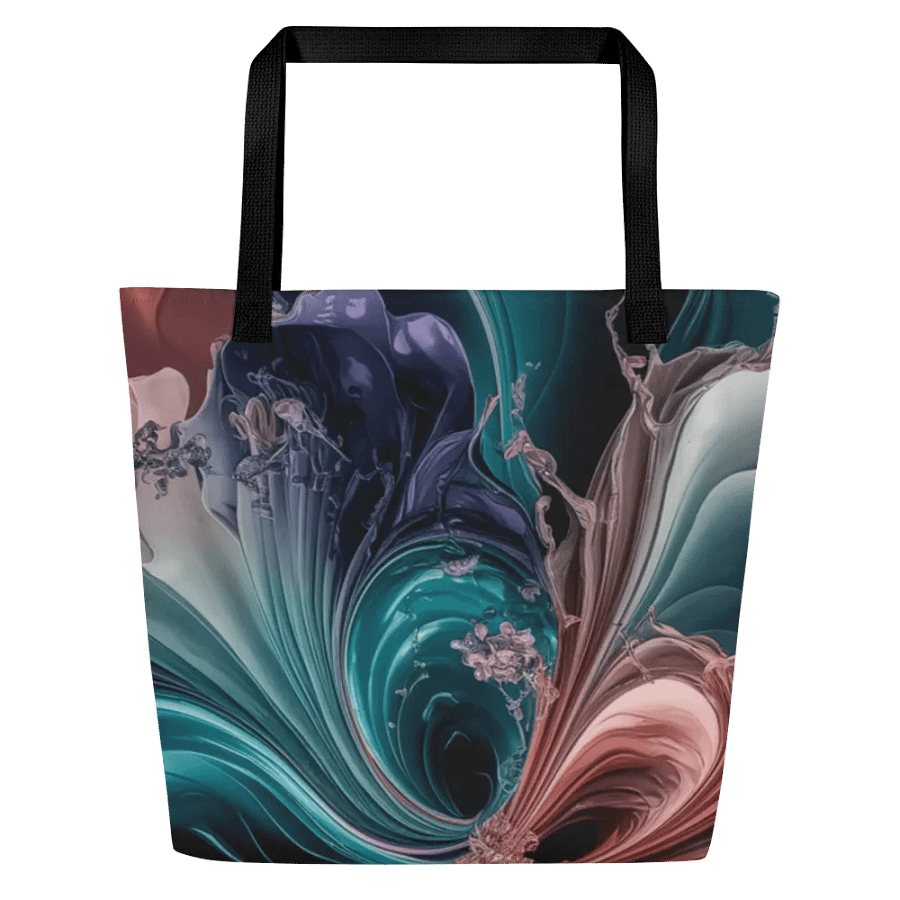 Liquid Color PT, Large Tote Bag w/Pocket product image (3)