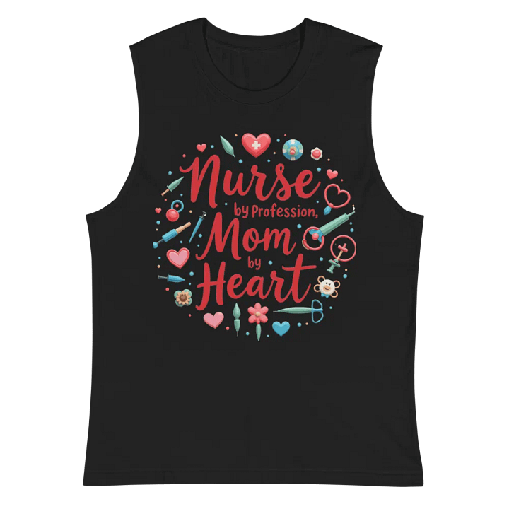 mom Nurse by Heart Muscle Tank product image (3)