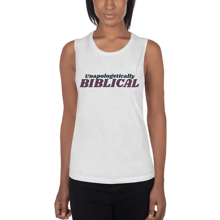 Women's Tank Top: Unapologetically Biblical (more colors available) product image (1)