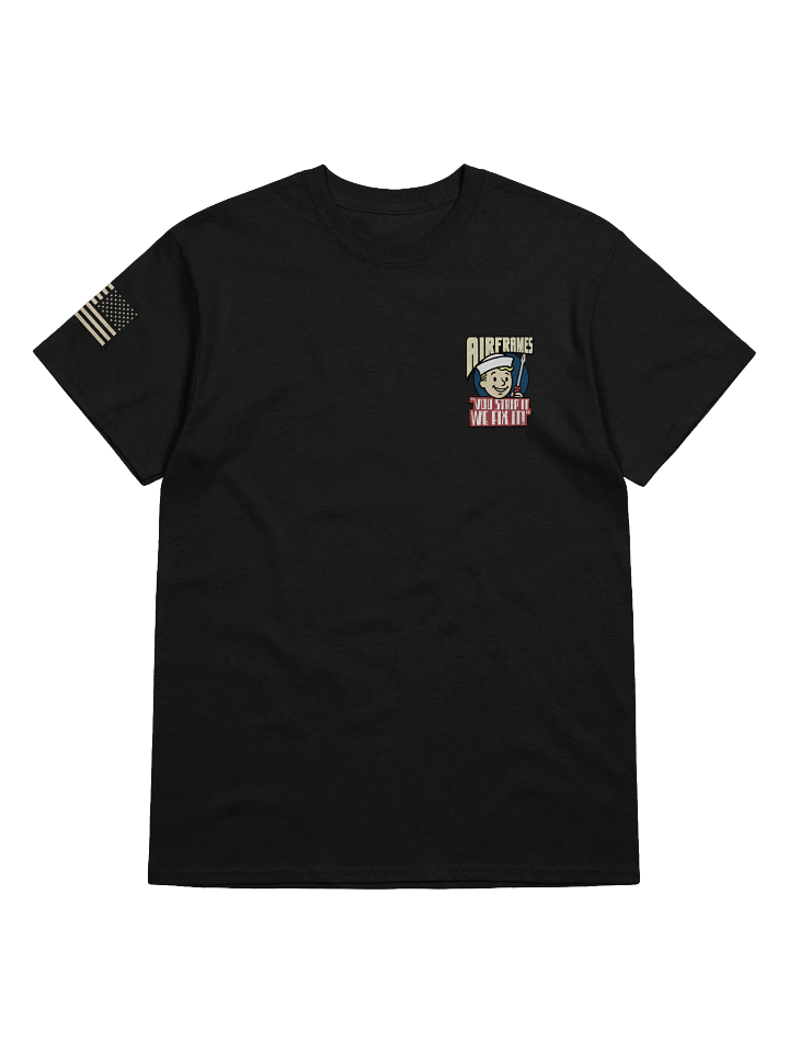 "AIRFRAMES: Strip it" Work Shirt product image (5)