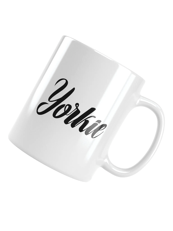 Yorkie Fancy Script Minimalist Chic Mug product image (1)